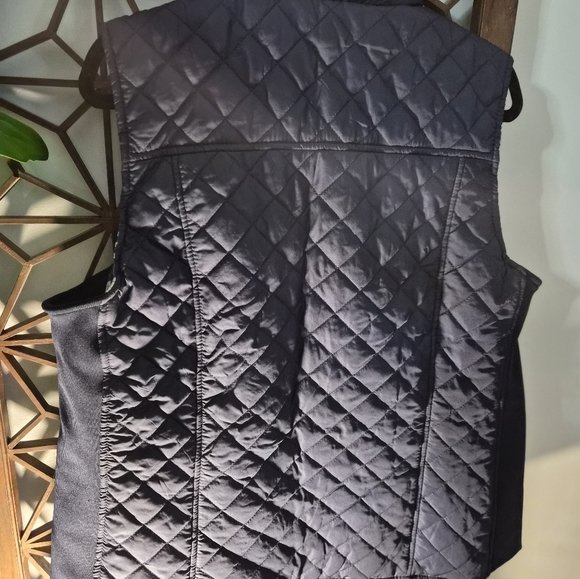 Kim Rogers Dark Blue Quilted Vest - Picture 11 of 11